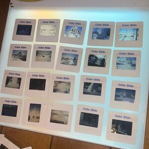 Photographic slides from Quebec Canada Snow sculptures mainly 1995